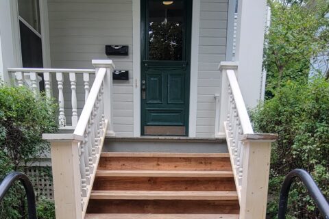 Outdoor stairs replacement in Downtown Madison